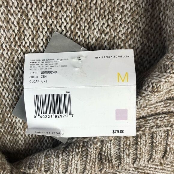 NWT Liz Claiborne Button Up Cardigan Sweater - Picture 7 of 8